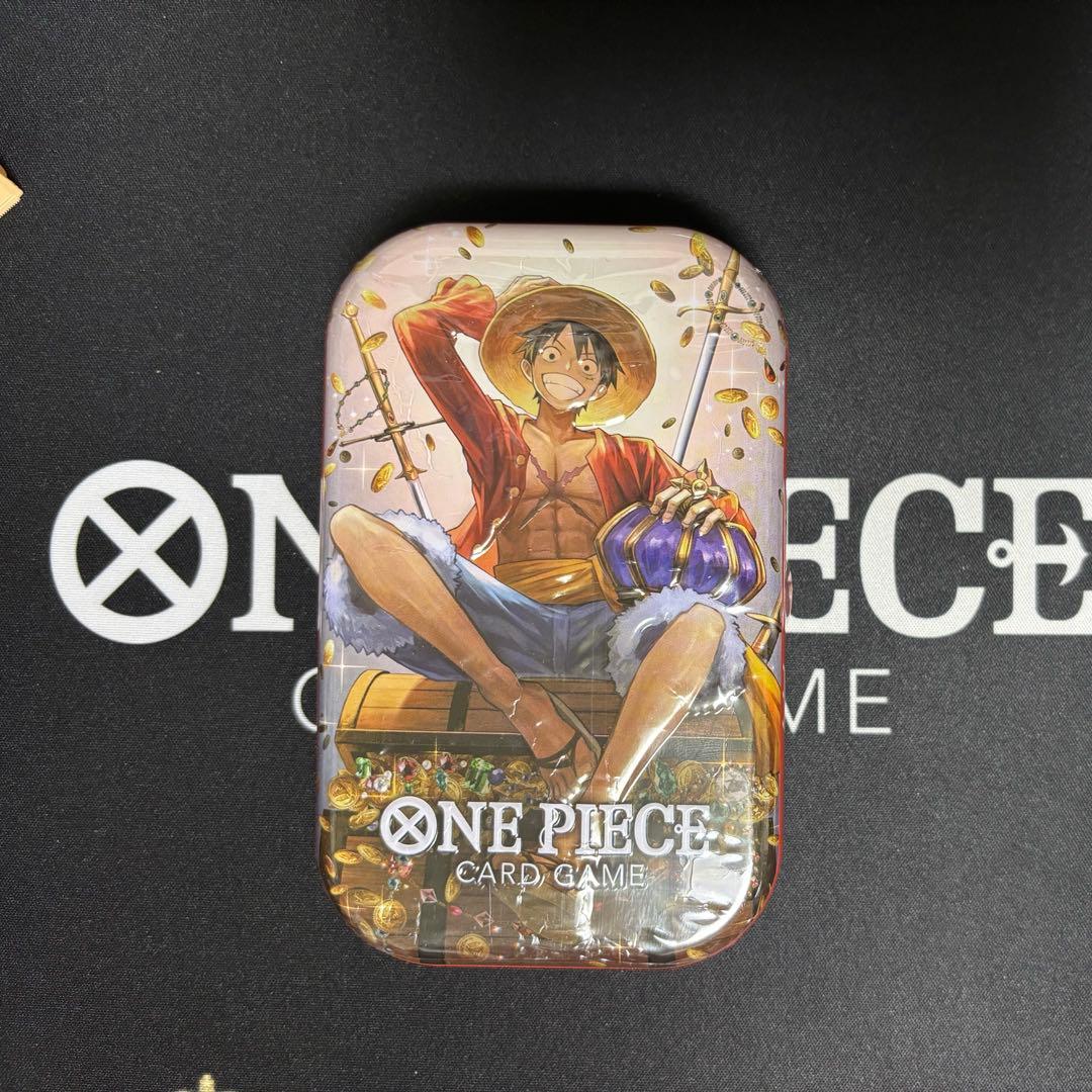 ワンピースカード アジア 海外限定 ミニ缶コレクション ルフィ 新品未