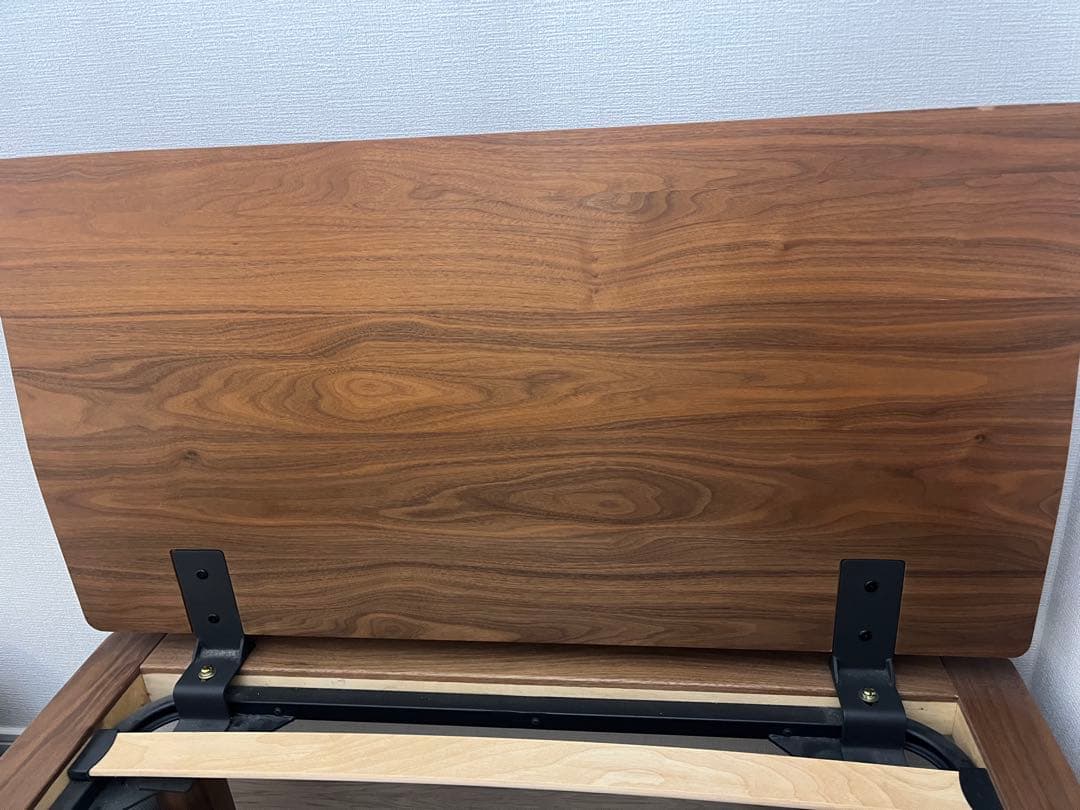 無印良品　ウォールナット　シングル　ベッドフレーム