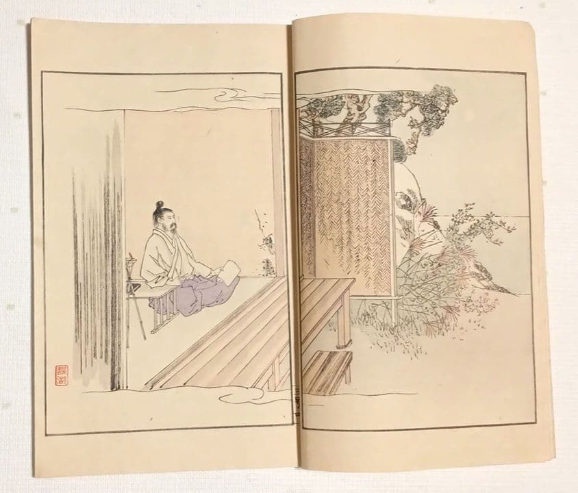 多色刷り木版画本日本歴史画報第三号編輯者松本楓湖明治25年大倉書店