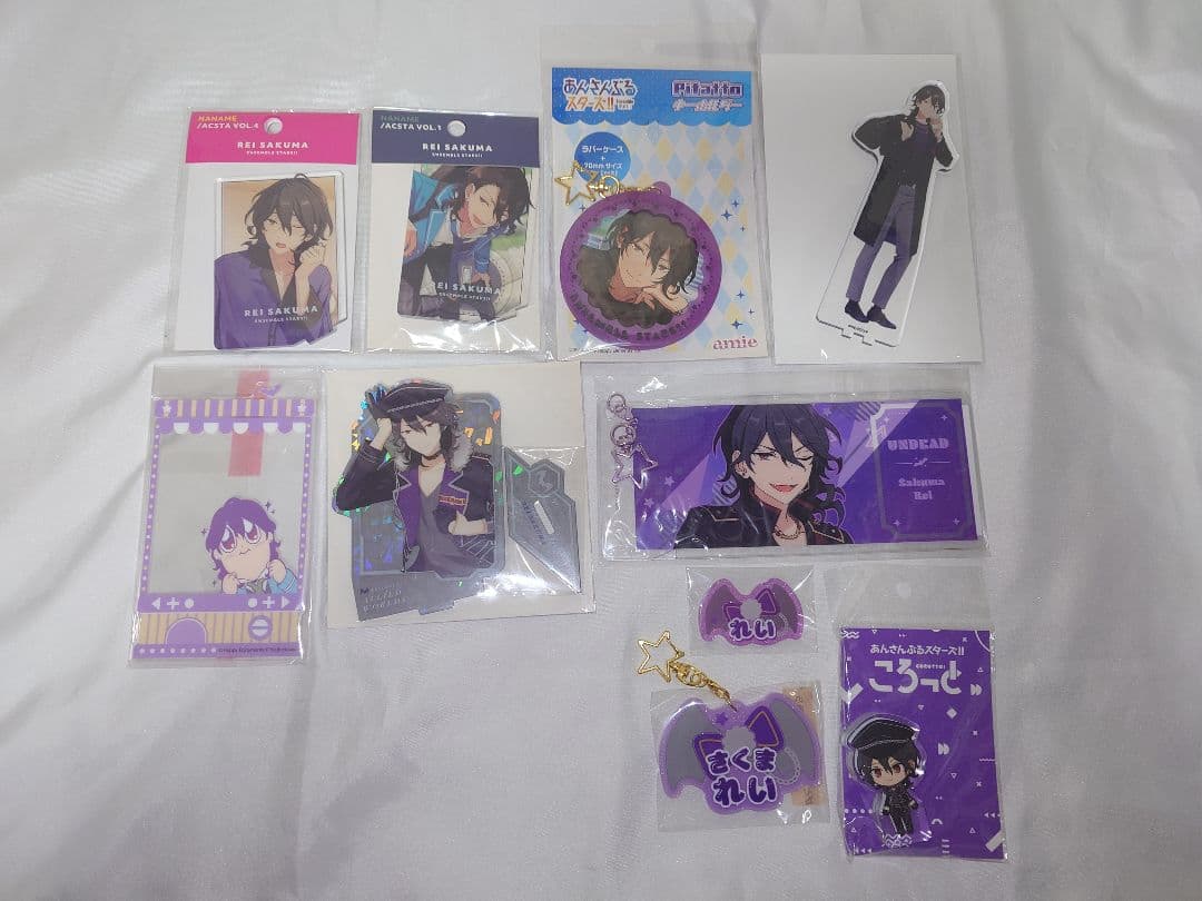 朔間零 時光缶バッジ 痛バッグ ビジュアルタオル ペンライトチューブ アクスタ