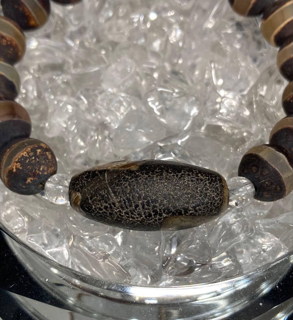 天然石　天珠　如意天珠　線珠　ブレスレット