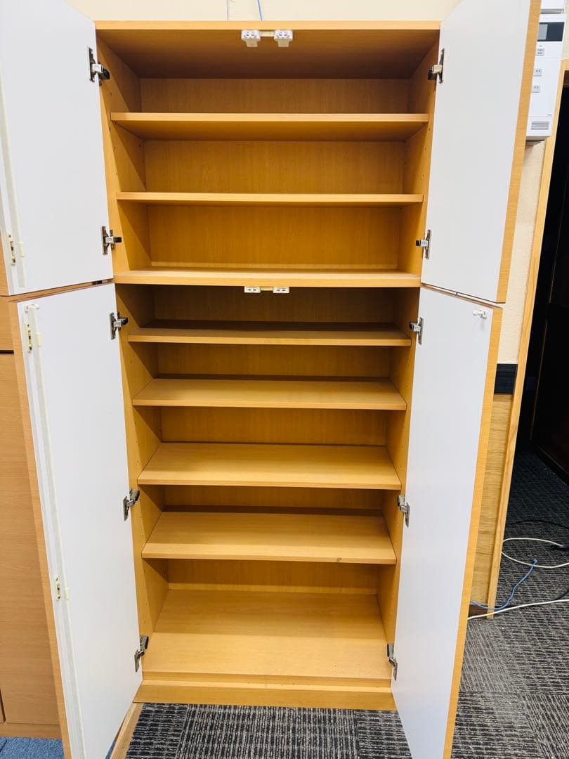 福岡発 下駄箱 収納庫 保管庫 ラック 木製 コーナー 本棚 ボックス 収納