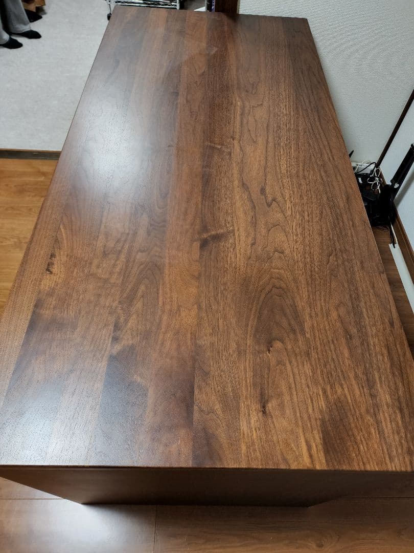 デスク　役員　自宅用　会社用　特注　ハイクラス　机　鍵付引き出しあり　再出品