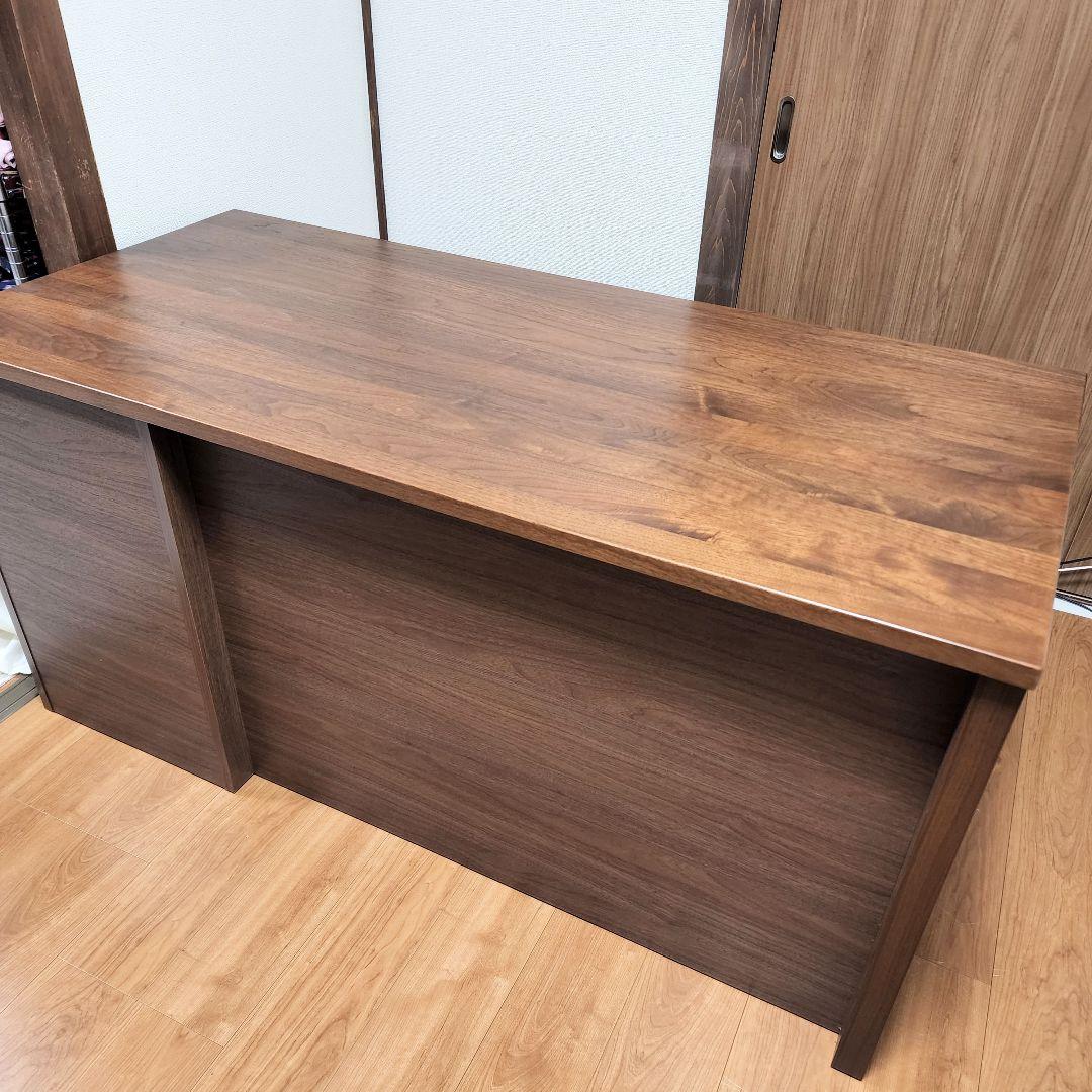 デスク　役員　自宅用　会社用　特注　ハイクラス　机　鍵付引き出しあり　再出品