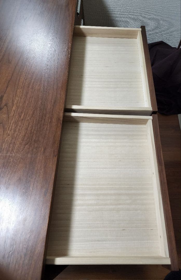 デスク　役員　自宅用　会社用　特注　ハイクラス　机　鍵付引き出しあり　再出品