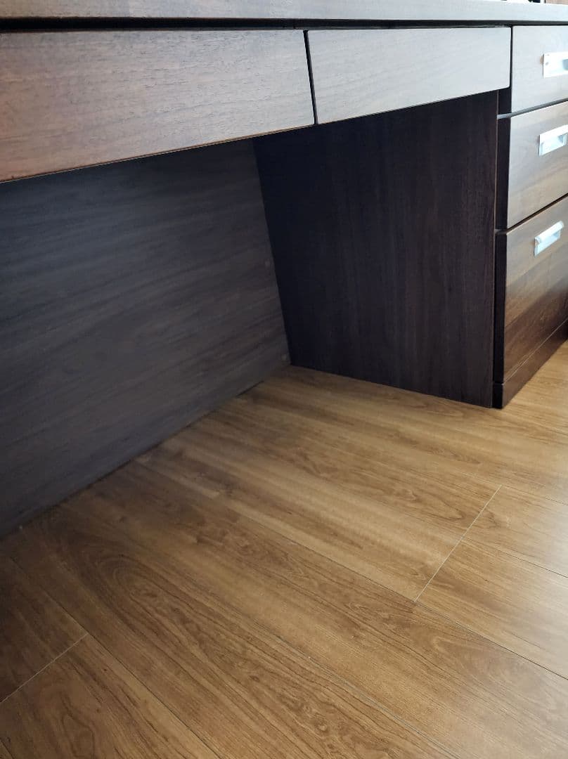 デスク　役員　自宅用　会社用　特注　ハイクラス　机　鍵付引き出しあり　再出品