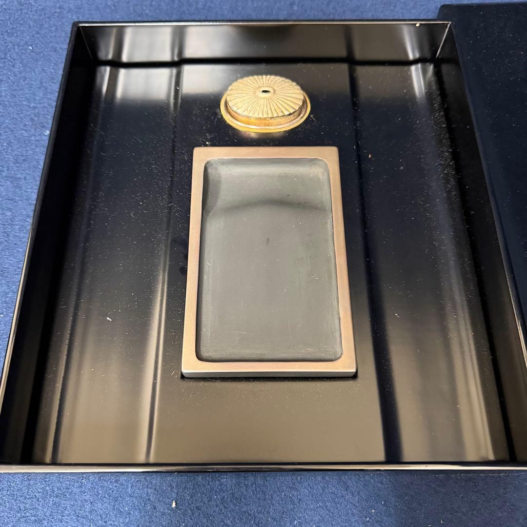 硯箱 平安 象彦 蒔絵 象嵌 硯 水滴 書道具 未使用 長期保管品 - メルカリ