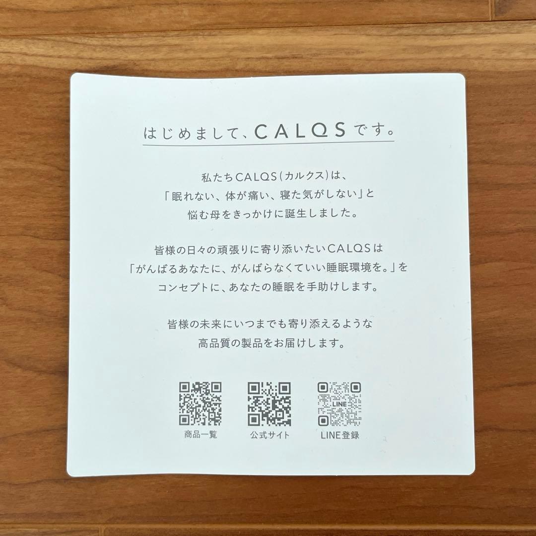 CALQS カルクス 首と肩のことだけを考えたダブル枕PLUS 専用カバー付き