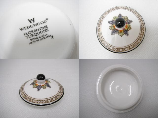 246/ウェッジウッド ティーポット シュガーボックス クリーマー 計3点セット