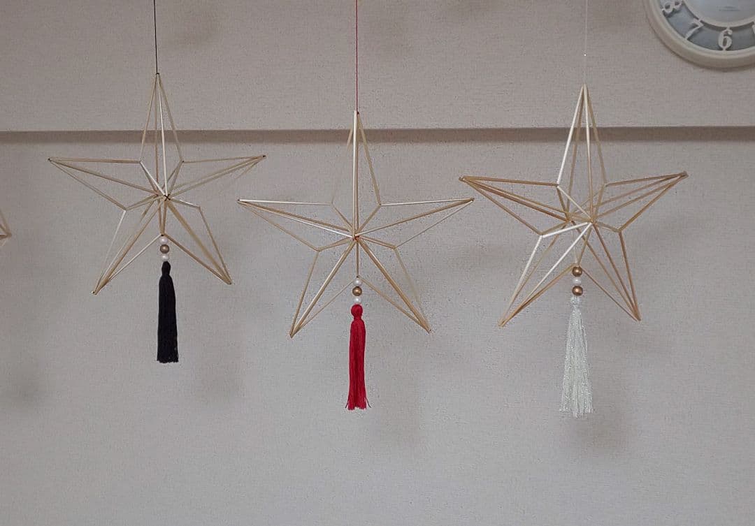 Xmas himmeli 白//クリスマスオーナメント