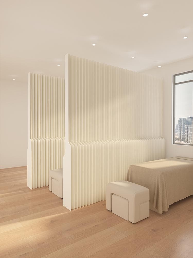 パーテーション間仕切り高さ2.4ｍ長さ2-3ｍ組立不要目隠し区切り折りたたみ家具