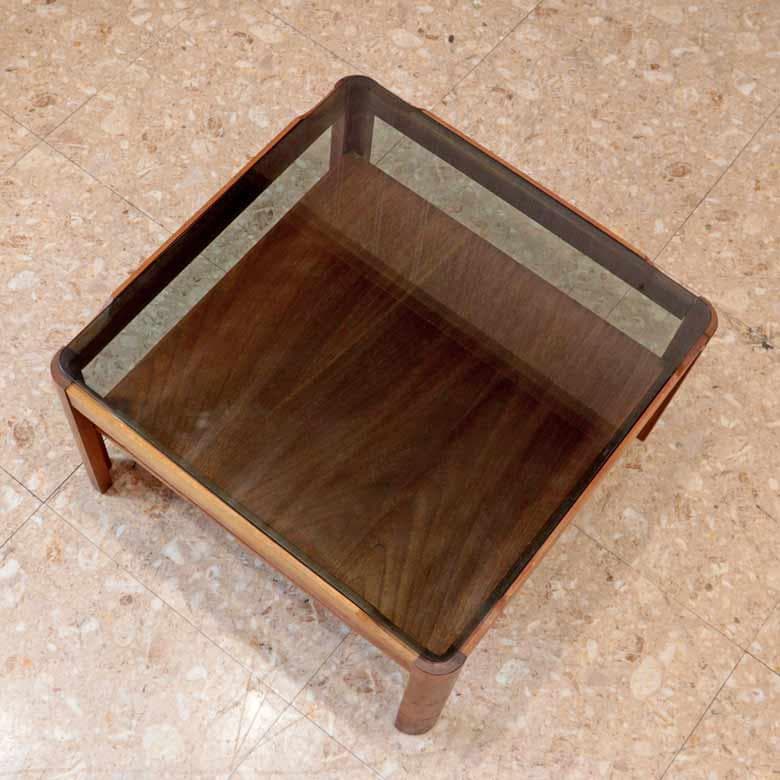 ガラストップテーブル Myer ローテーブル ヴィンテージ