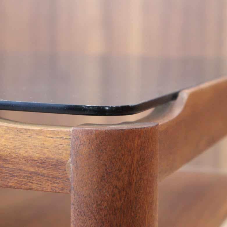 ガラストップテーブル Myer ローテーブル ヴィンテージ