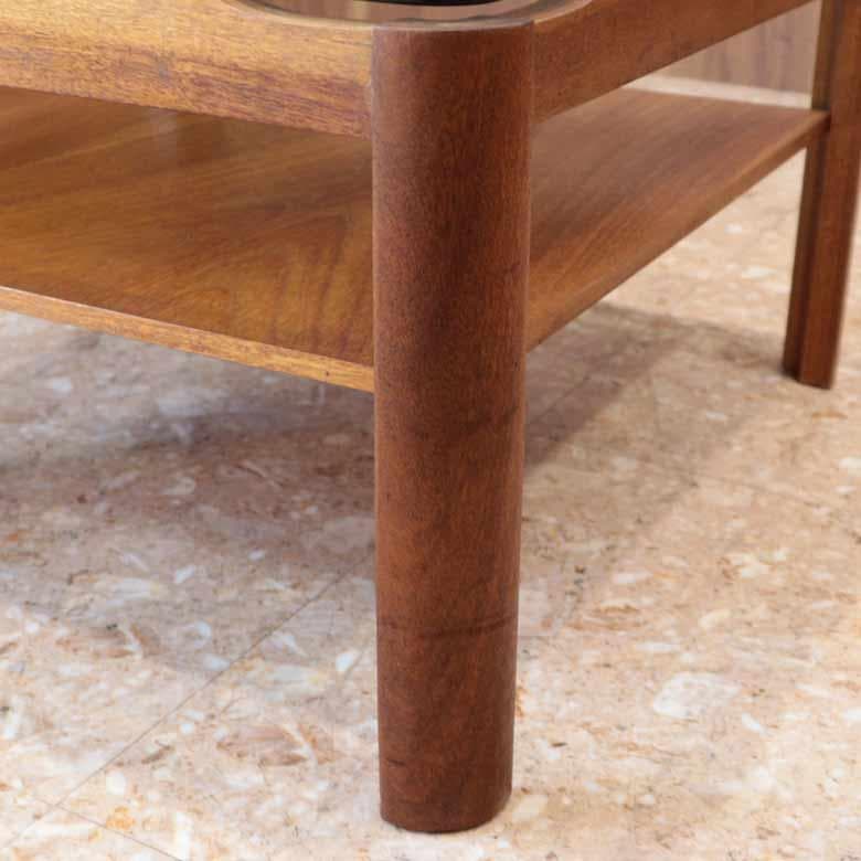 ガラストップテーブル Myer ローテーブル ヴィンテージ