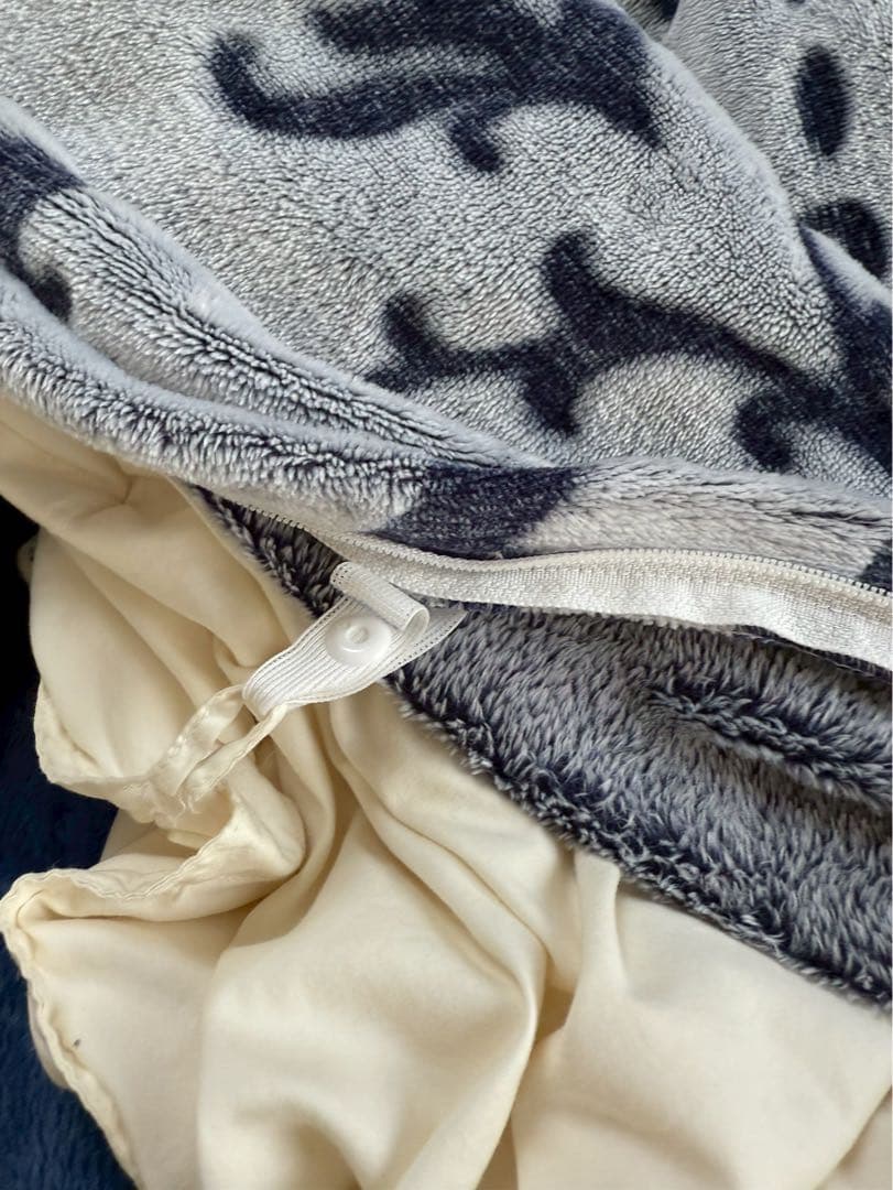 西川　ダブルファスナー　掛け布団カバーセット