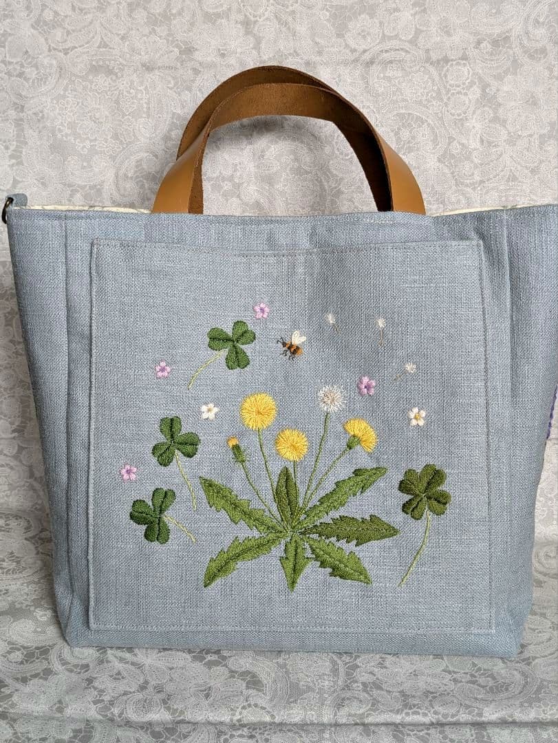 ☆クッキー様専用です①☆ 四面刺繍のトートバッグ - メルカリ