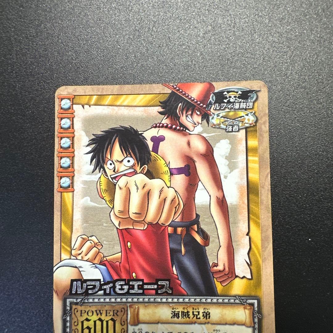 エラーカード 旧ワンピースカード カードダス ルフィ エース 貴重 海賊