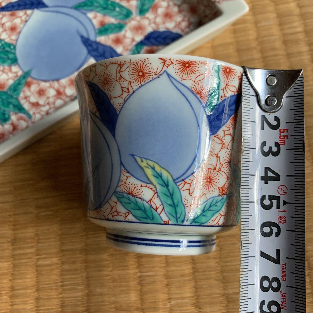 鍋島　桃絵　有田焼　其泉　素麺　素麺　天ぷら　蕎麦　天婦羅　お皿