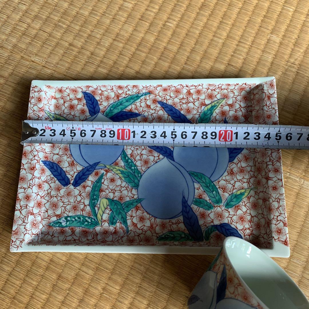 鍋島　桃絵　有田焼　其泉　素麺　素麺　天ぷら　蕎麦　天婦羅　お皿