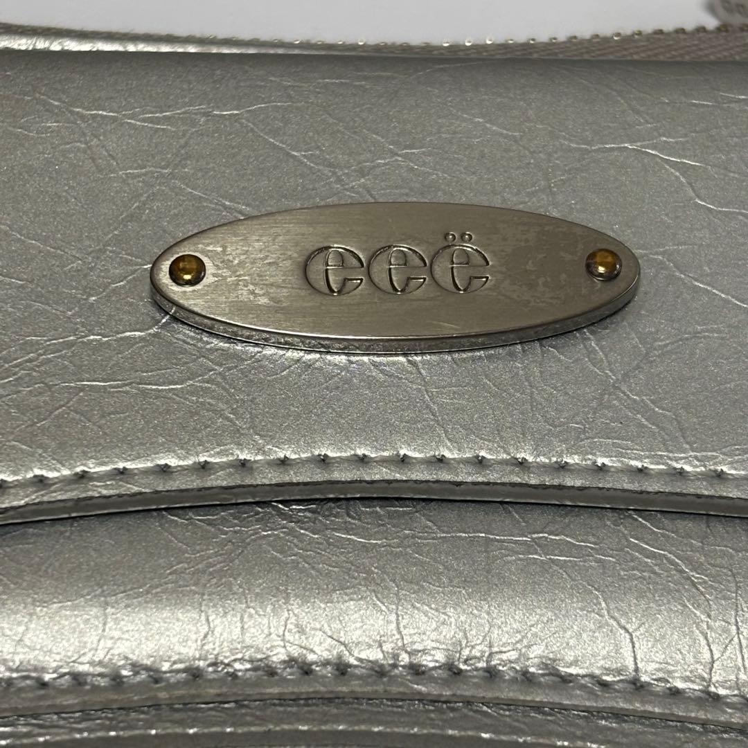 eee イイエ 財布 ウォレット シルバー NANA CHAIN WALLET