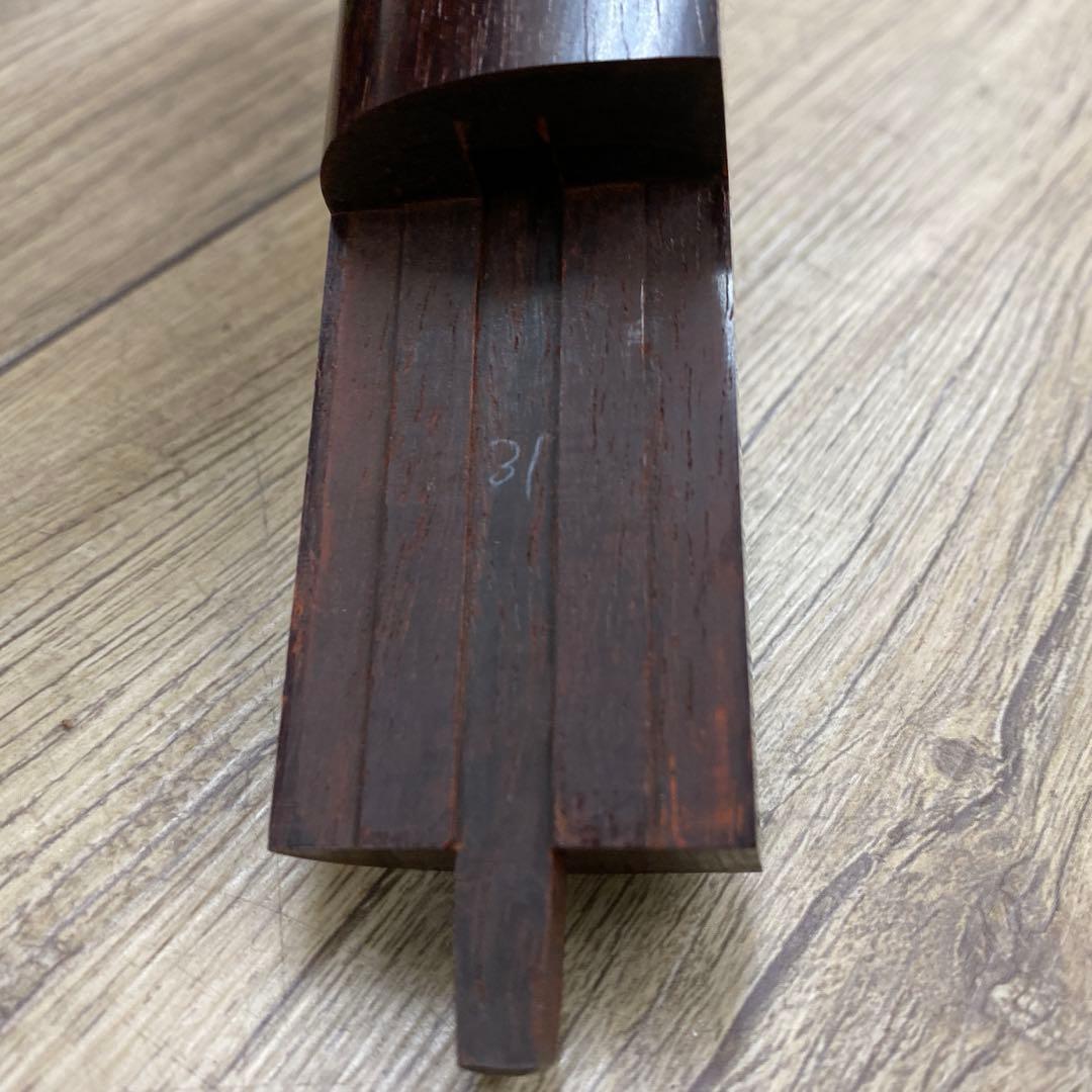 金細　津軽三味線　極太軸　ケース付　全長103㎝　トコヒ　東な7-0210④