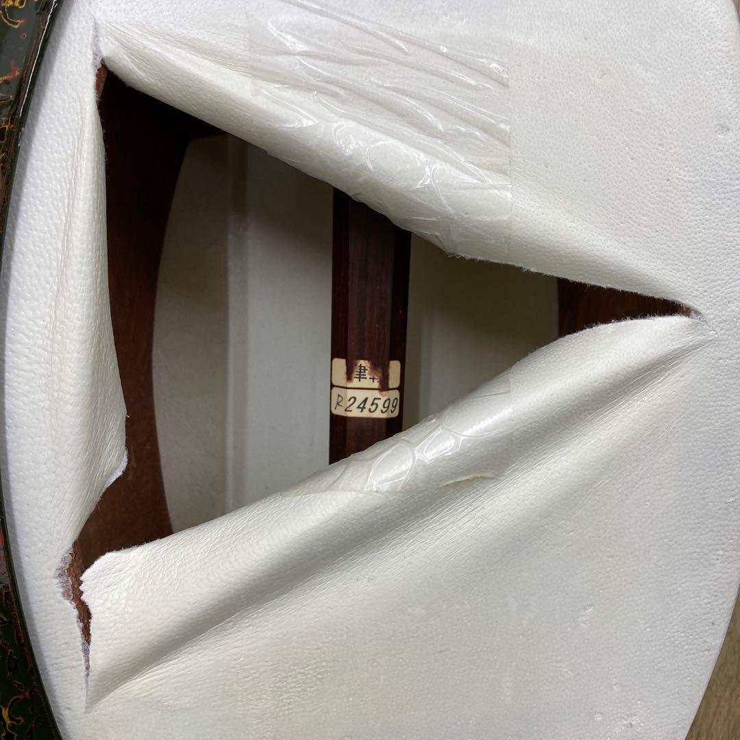 金細　津軽三味線　極太軸　ケース付　全長103㎝　トコヒ　東な7-0210④