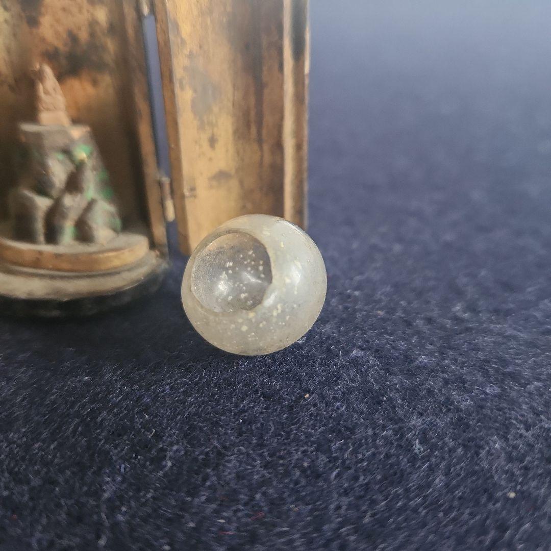 仏教美術‥逗子入り、仏像‥木彫仏、ガラスホヤ