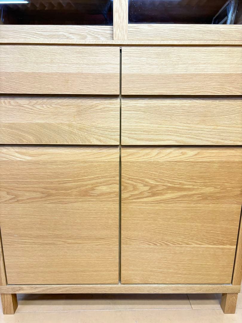 高野木工　CANO カノ　ホワイトオーク　IDC キャビネット　食器棚