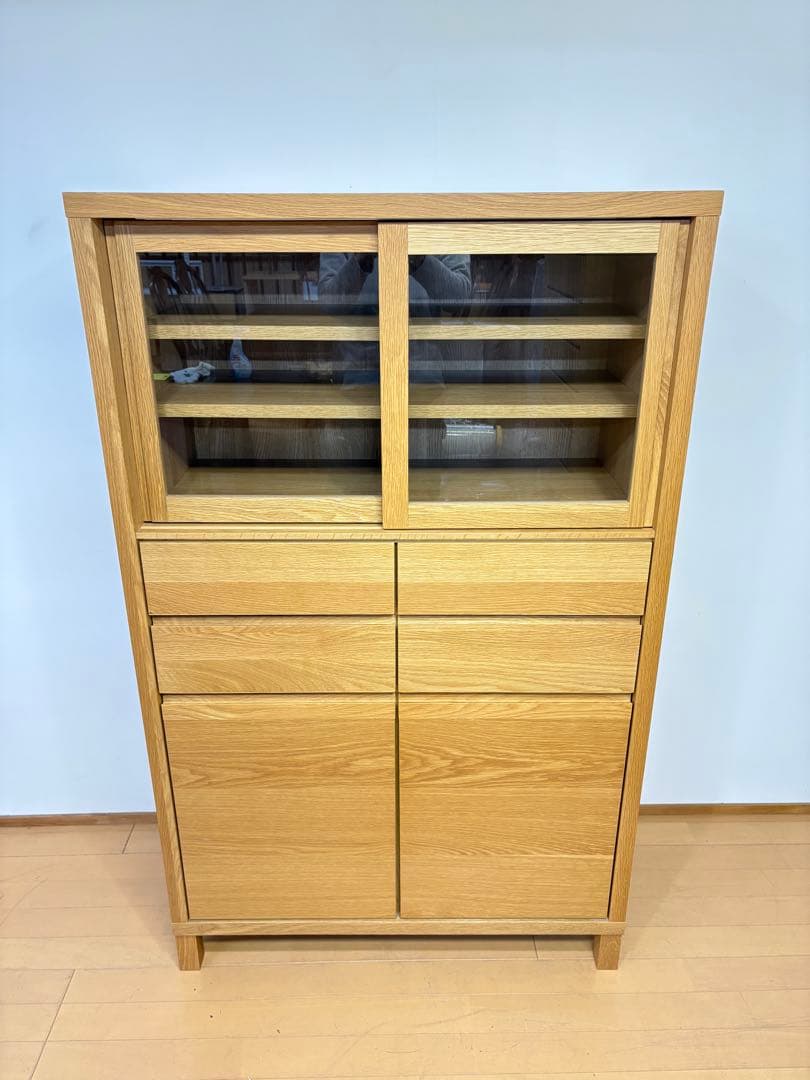 高野木工　CANO カノ　ホワイトオーク　IDC キャビネット　食器棚