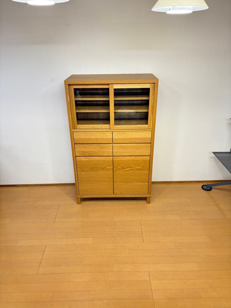 高野木工　CANO カノ　ホワイトオーク　IDC キャビネット　食器棚