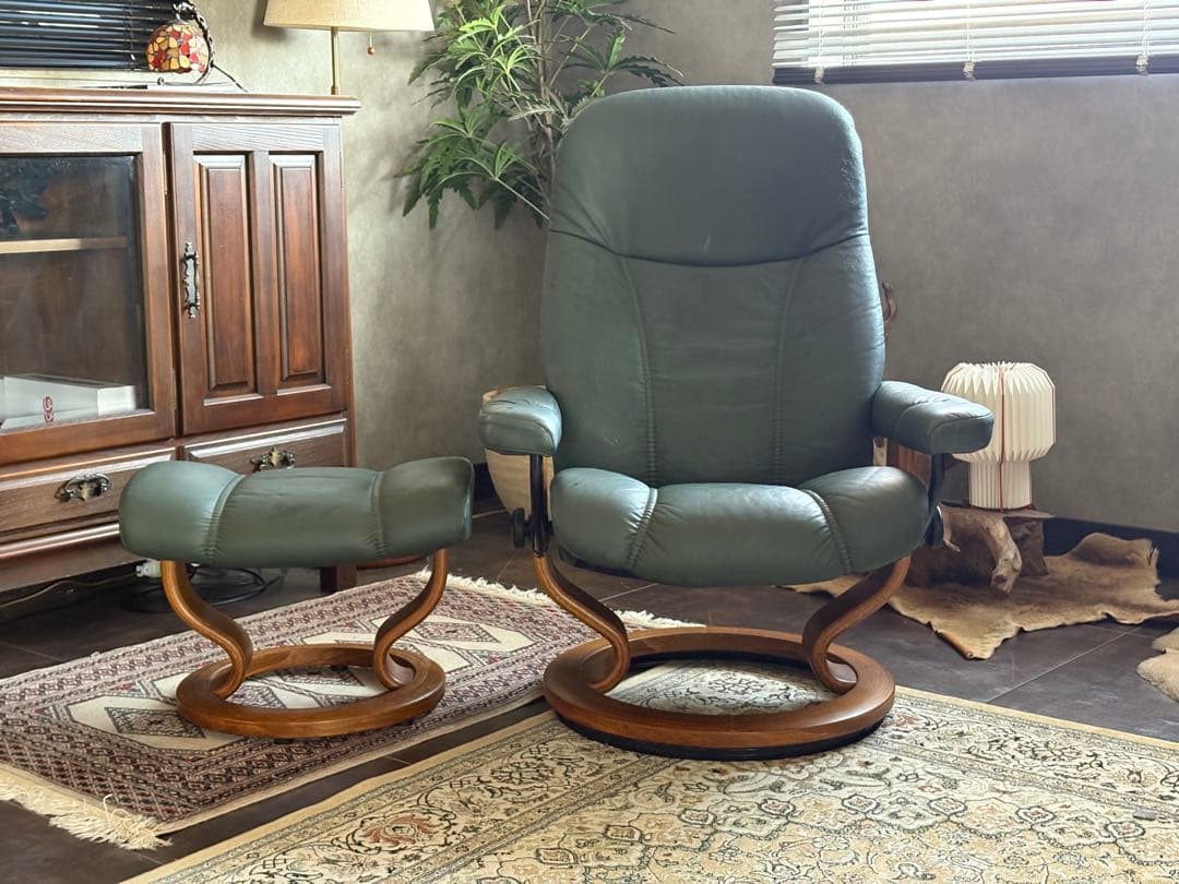 エコーネス　EKORNES ストレスレスチェア　1Pソファ　オットマン付　SZ