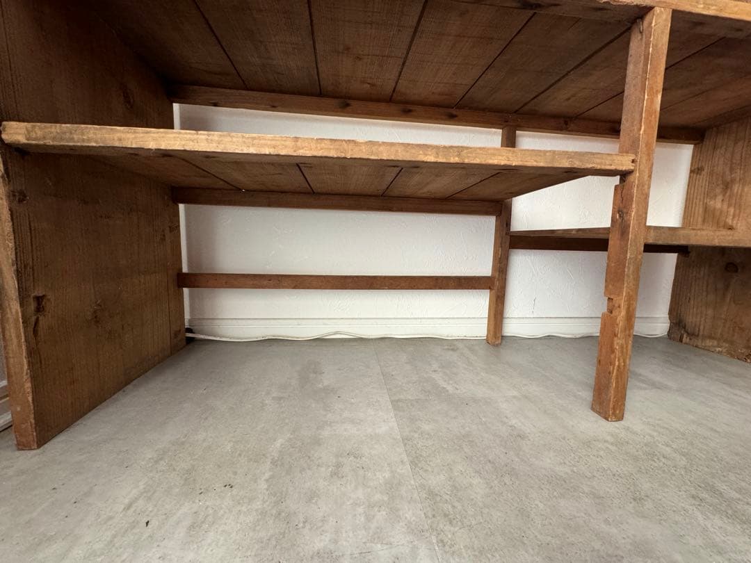 ヴィンテージ　サイドボード　ウッドシェルフ