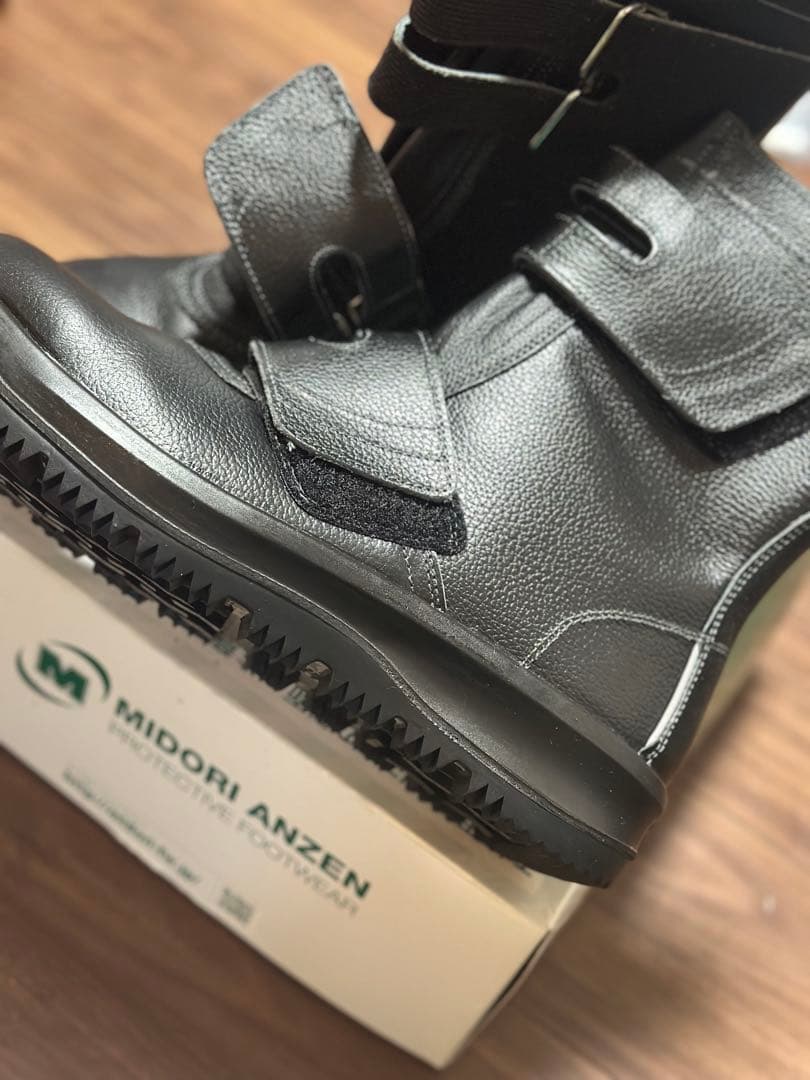 【専用】MIDORI ANZEN 安全靴 ブラック　雪用オールラウンダー