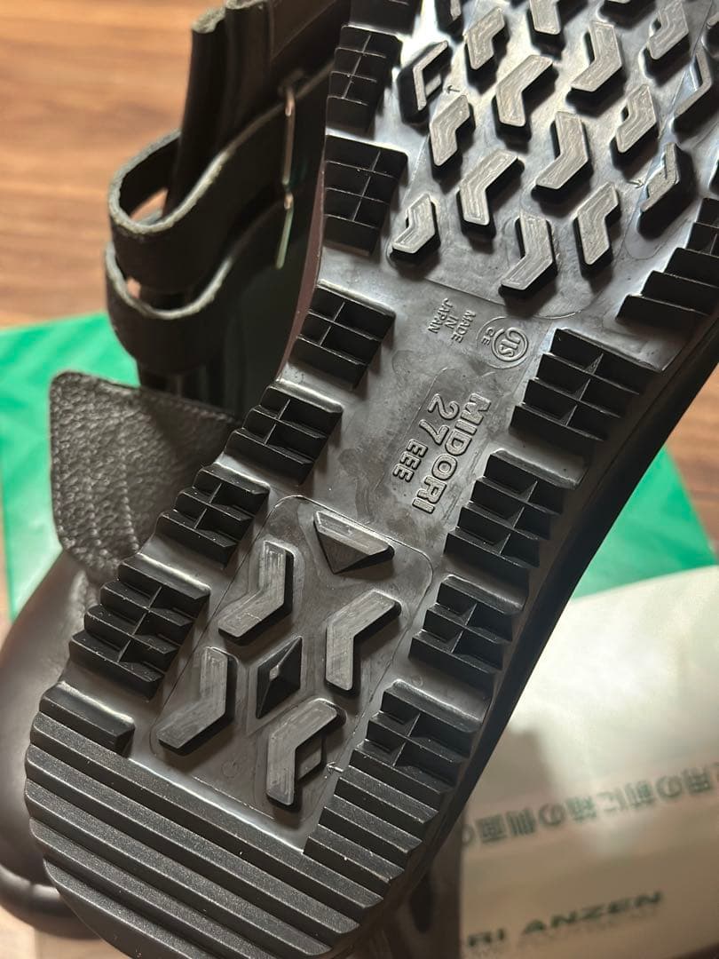 【専用】MIDORI ANZEN 安全靴 ブラック　雪用オールラウンダー