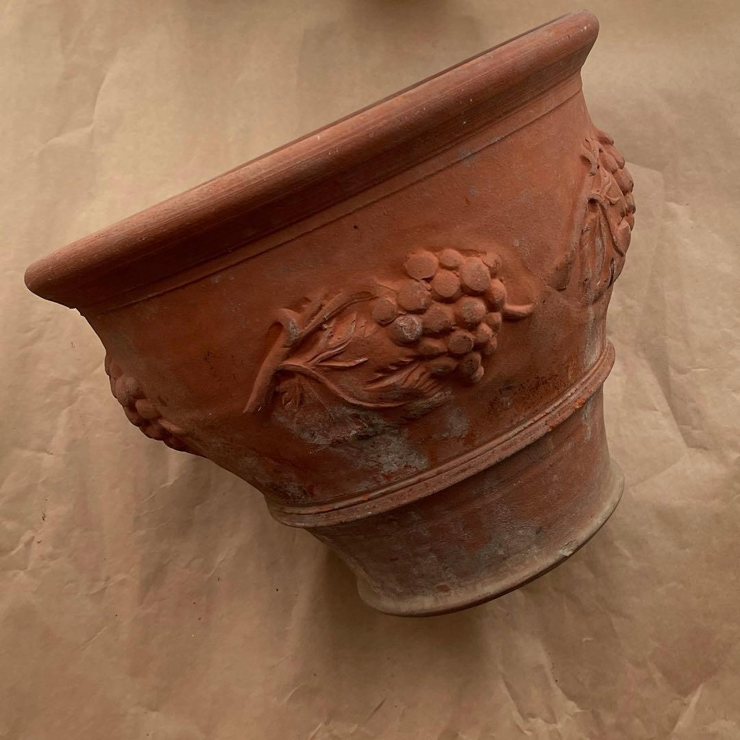 イングランド製 テラコッタ ウィッチフォードポタリー 大型 プランター