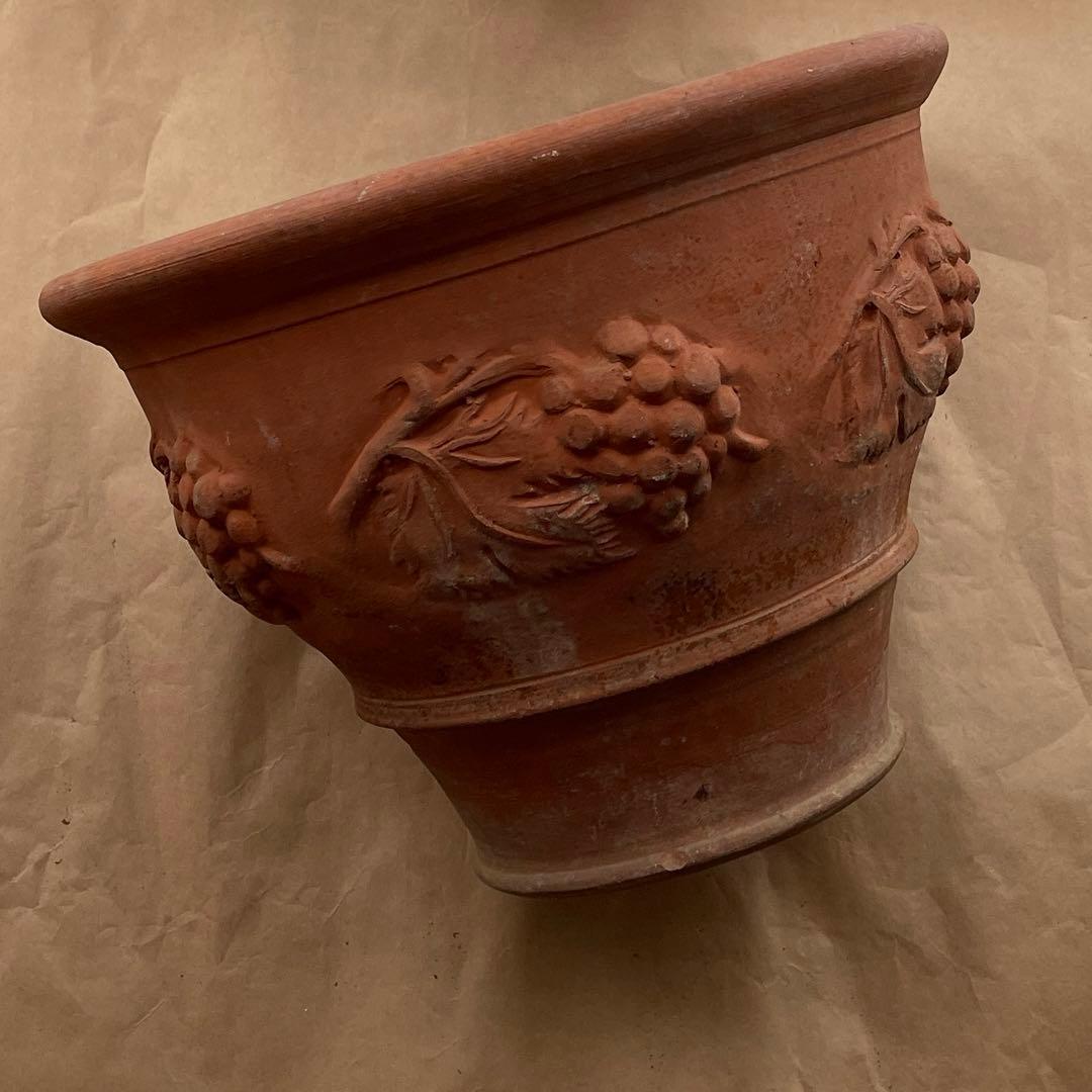 イングランド製 テラコッタ ウィッチフォードポタリー 大型 プランター