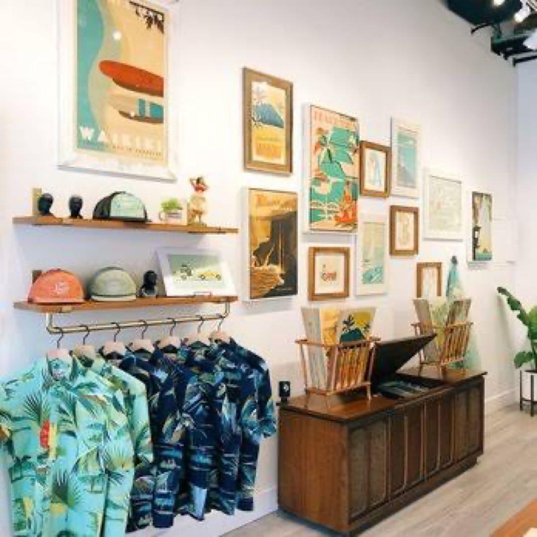 ハワイ画家Nick Kucharニック カッチャーアート額付き6点セット