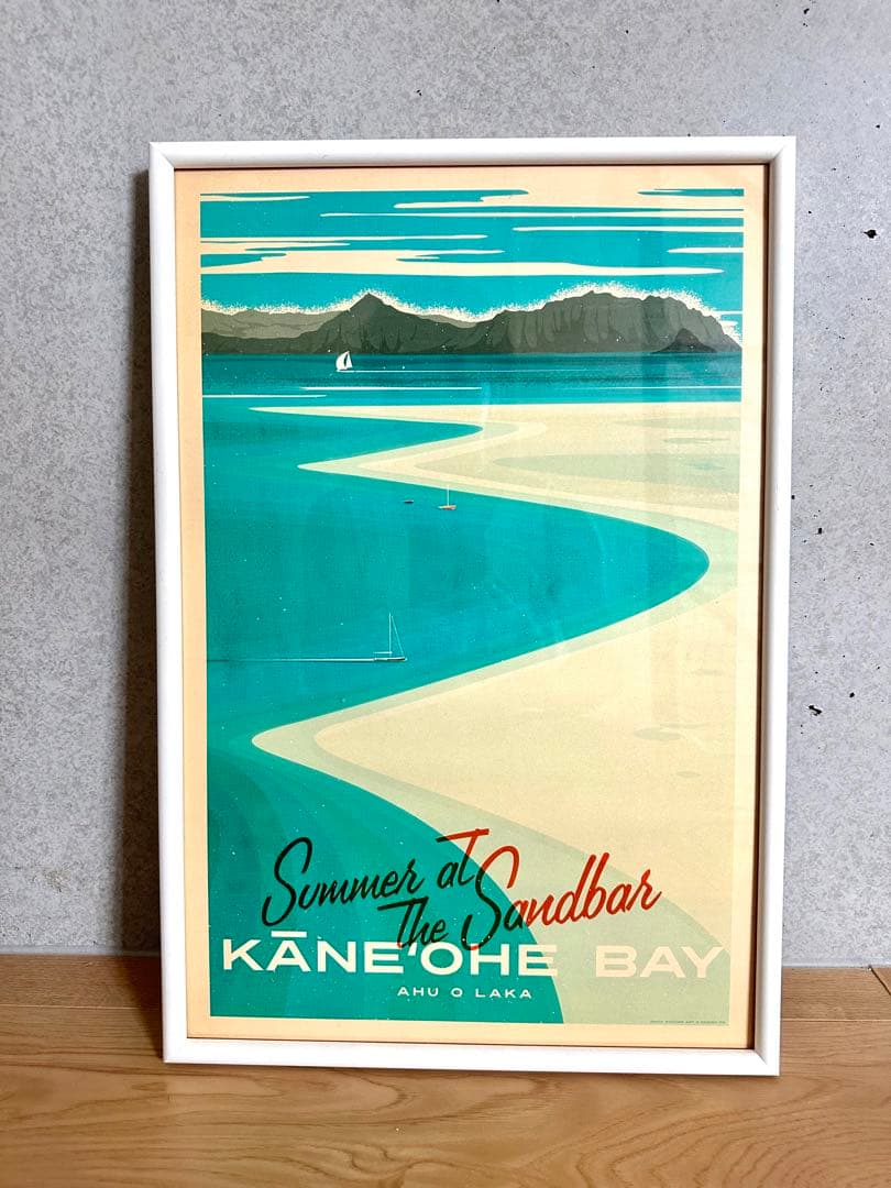 ハワイ画家Nick Kucharニック カッチャーアート額付き6点セット