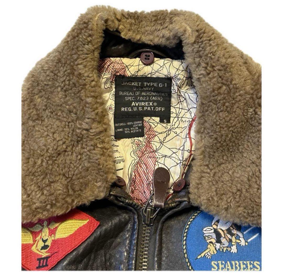 AVIREX G-1 木村拓哉着用 トップガン 羊革 レザーフライトジャケット