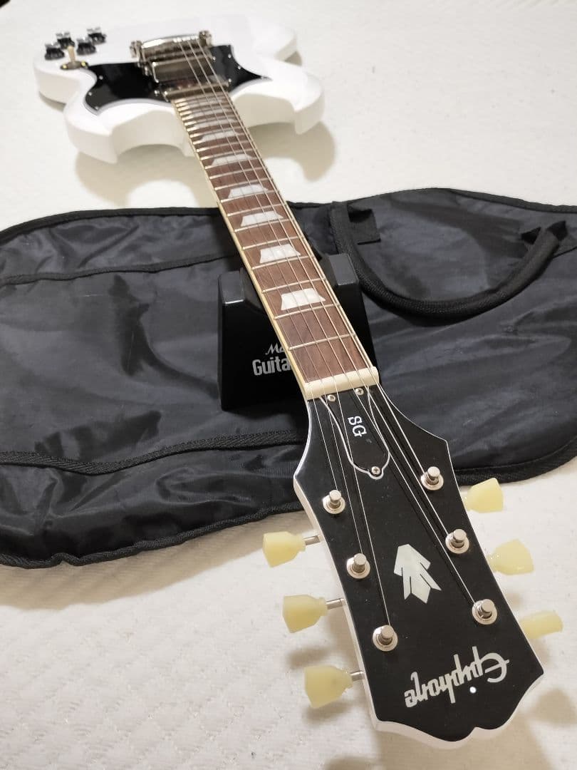 Epiphone エピフォン SG 白 Inspired by Gibson - メルカリ