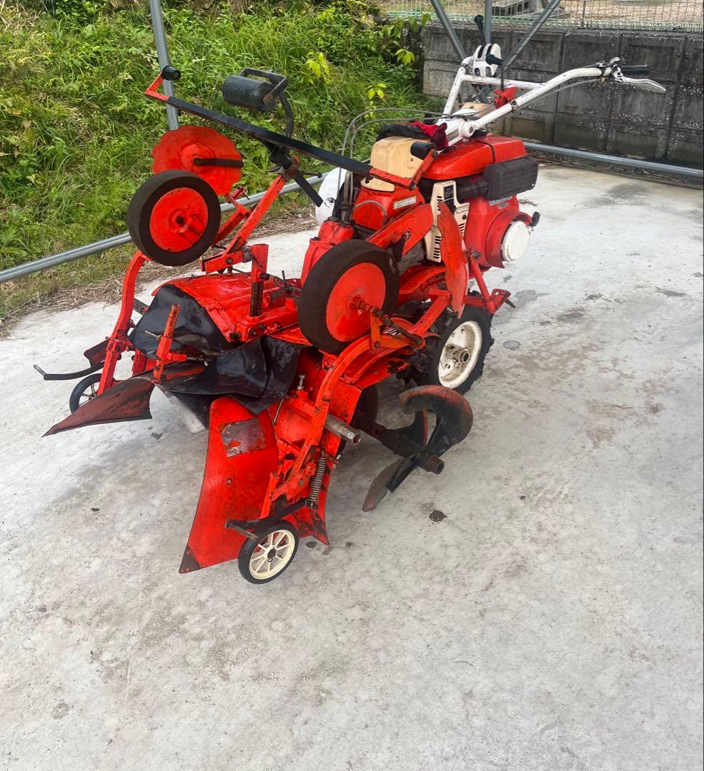 マルチャー　畝立て　引き取り