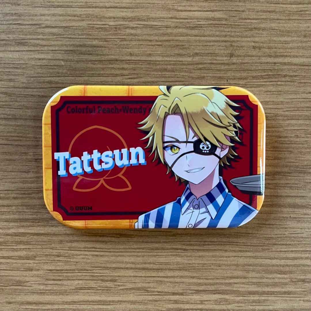 カラフルピーチ たっつん 缶バッジ ウェンディーズコラボ - メルカリ