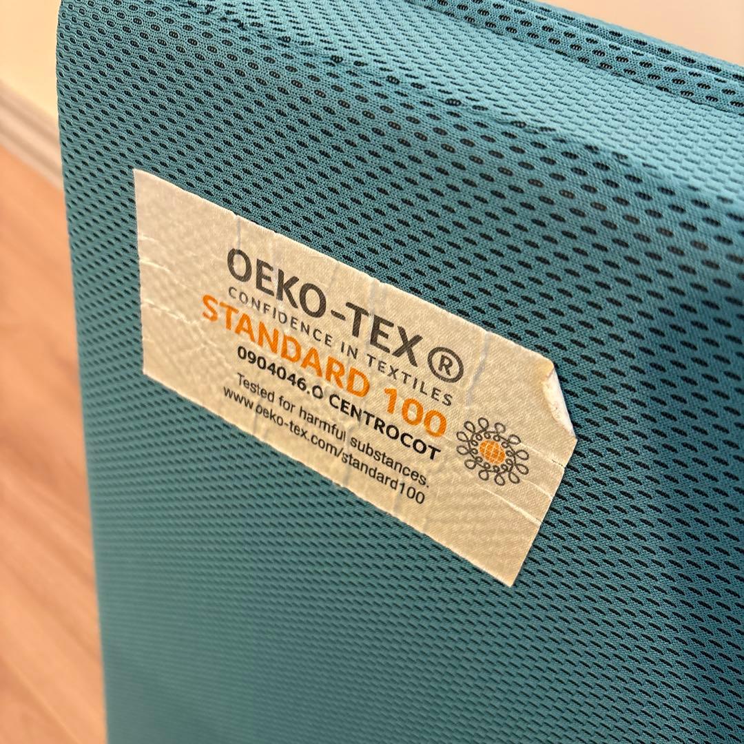 【中古】マニフレックス　メッシュウイング　セミシングル　ミッドブルー