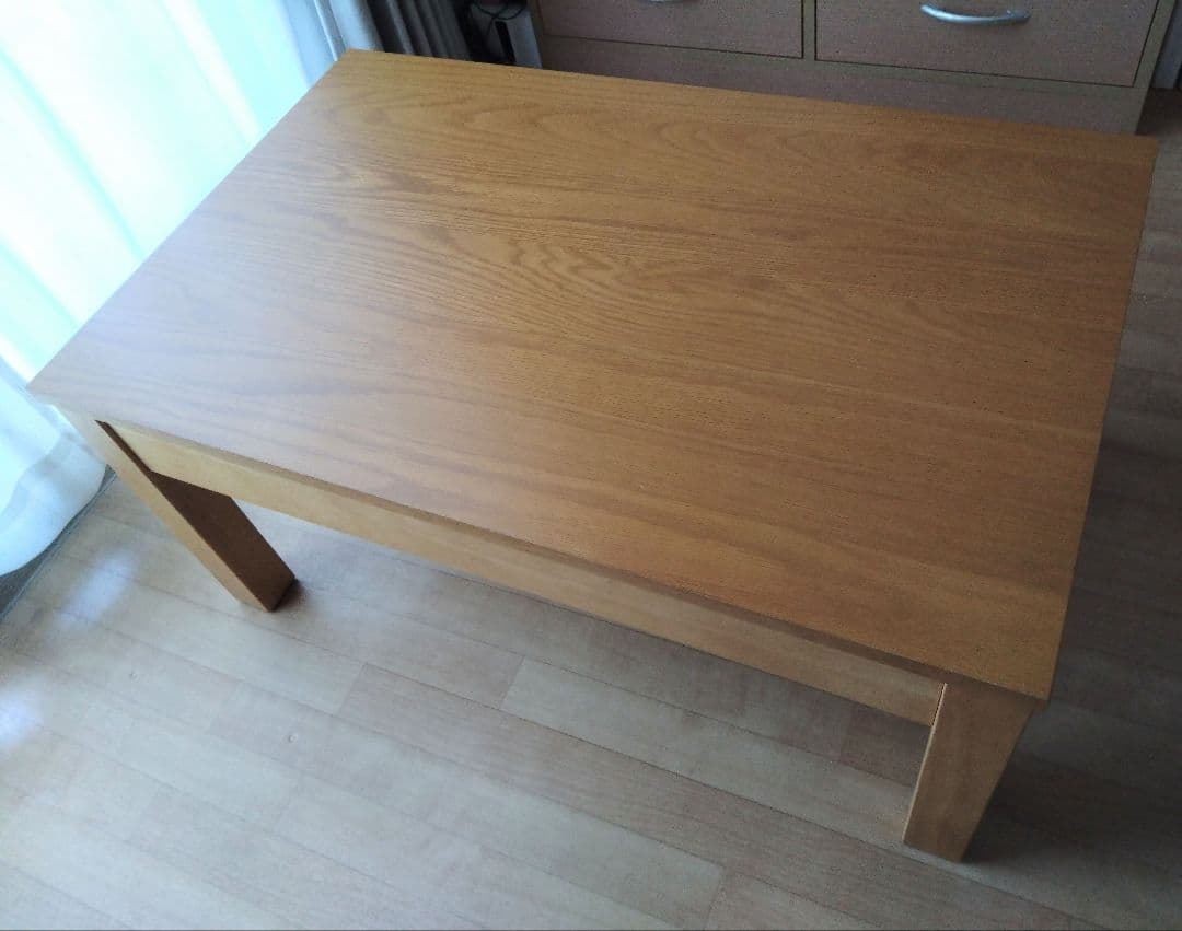 ニトリ木製伸長式ローテーブル 幅80cm