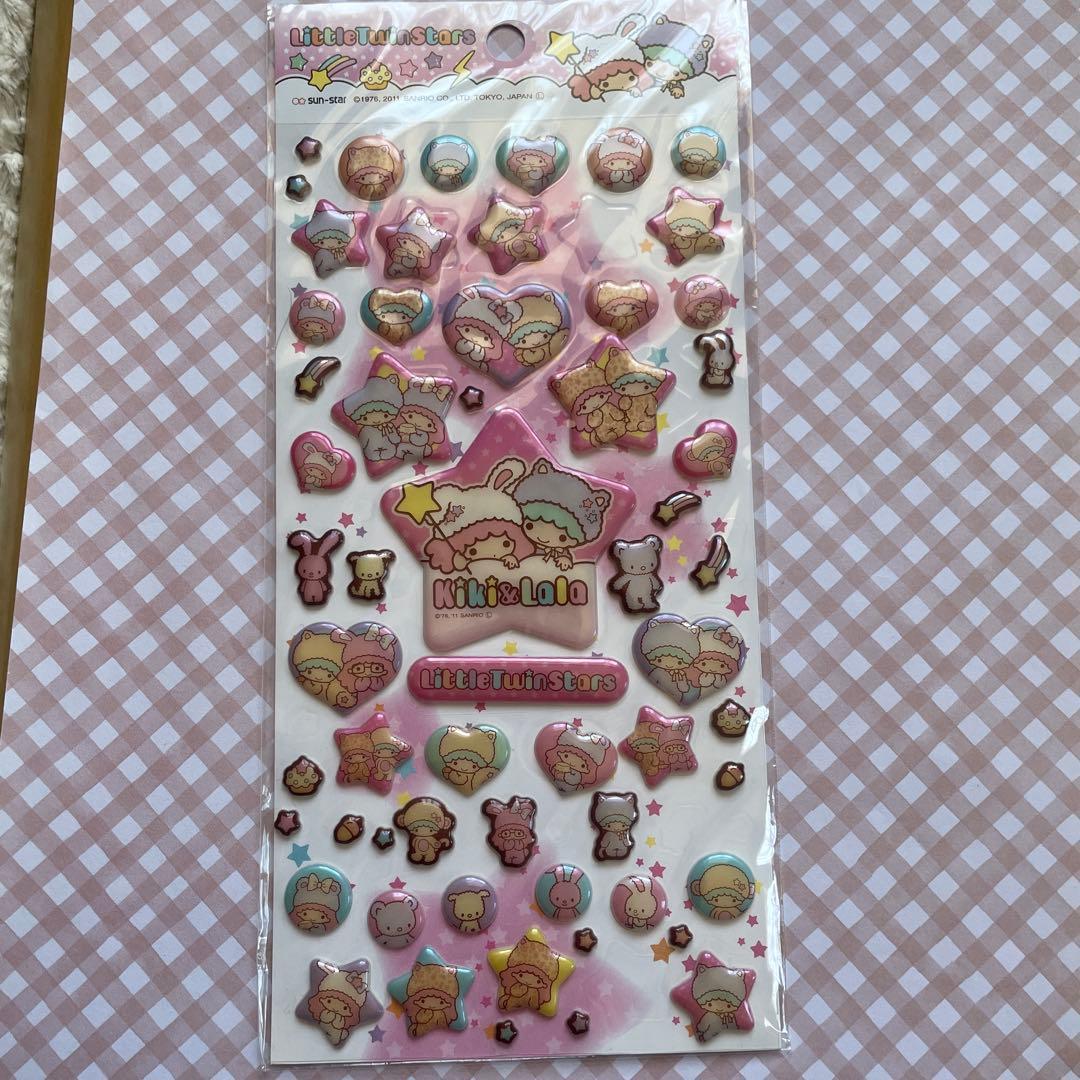 キキララ サンスター 平成レトロ ぷっくりシール ヒョウ柄 アニマル