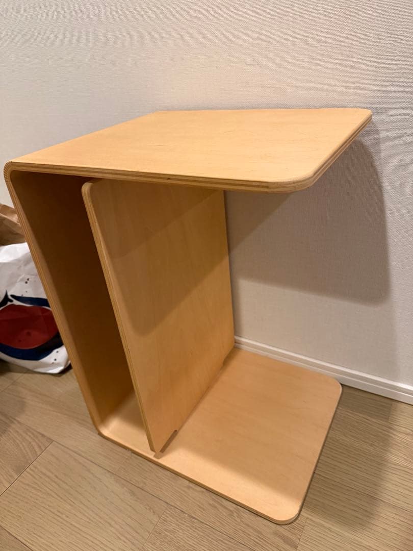 KEYUCA クワミ サイドテーブル ナチュラル 希少 ローテーブル 木製