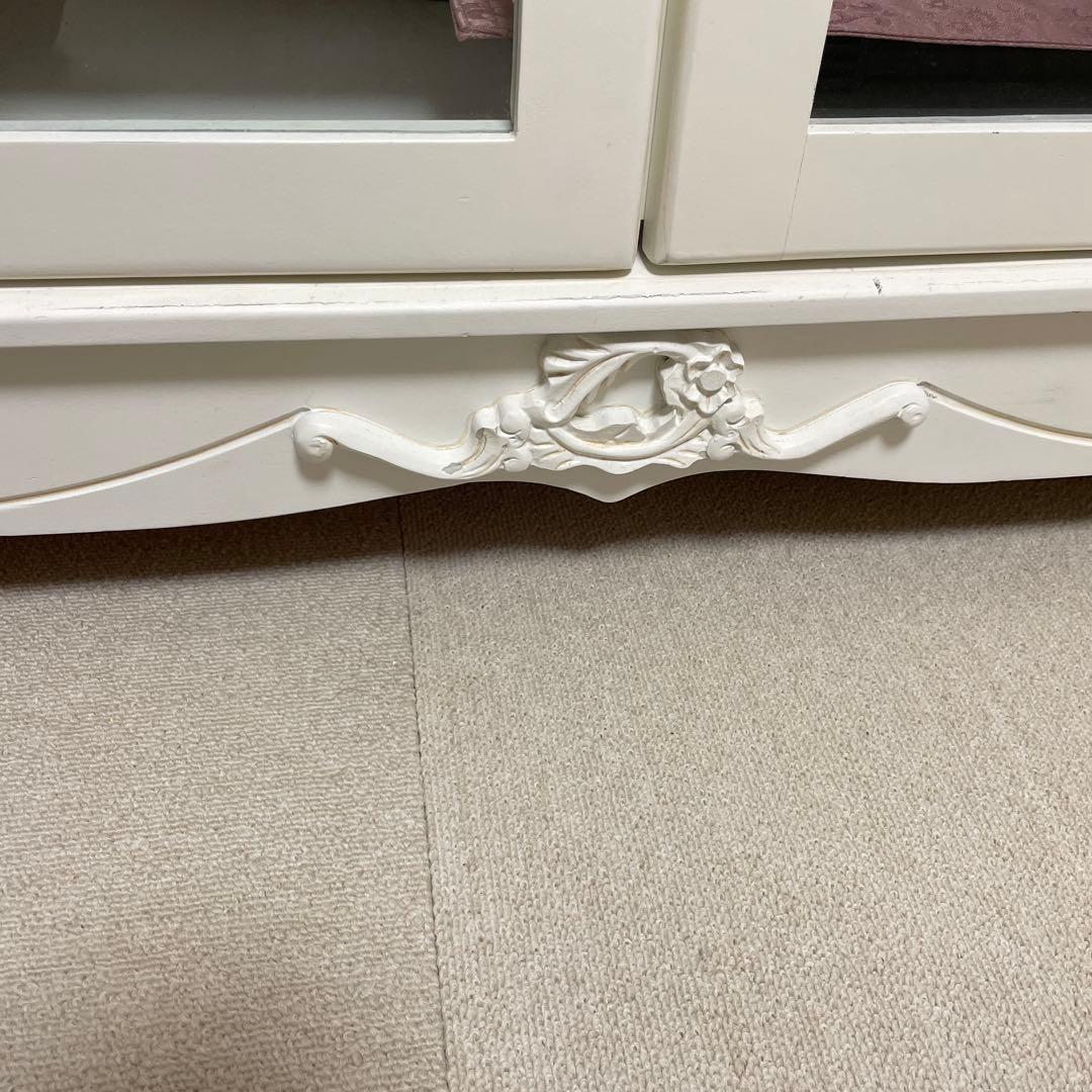 テレビボード　姫系家具　ホワイト家具