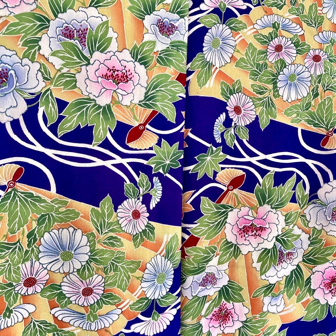 アンティーク 7歳 女の子 子供着物 七五三 アンティーク着物 NO10