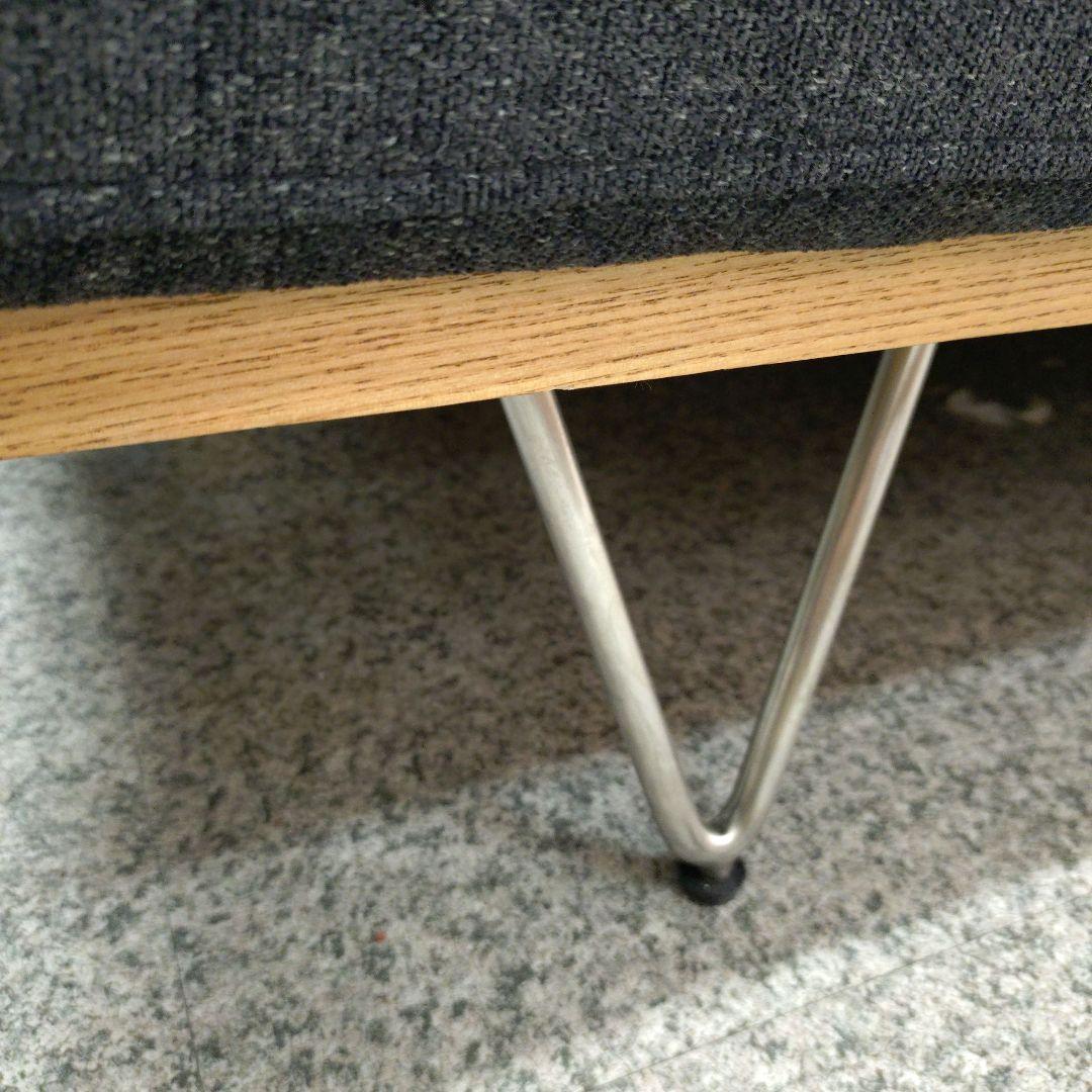 CRASHGATE イットソファ 2.5人掛右肘 ロイヤルブラック×ダークグレー