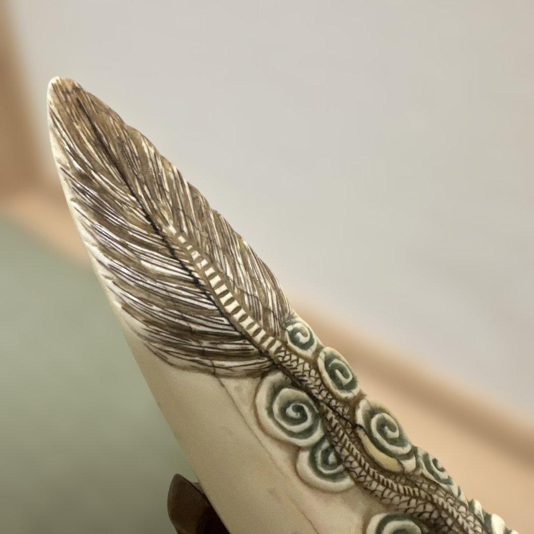 骨董 天然材質 コレクション 彫刻 浮世絵彫刻 飾り物 古美術 置物 細密細工